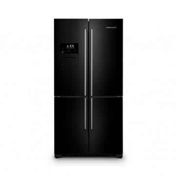 Rangemaster Rsxsdl21bl Amerkikaanse Koelkast 185cm Zwart, Witgoed en Apparatuur, Koelkasten en IJskasten, Ophalen of Verzenden