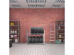 Relaxdays bandenrek 8 banden - 102 x 124 x 48 cm - staal -, Huis en Inrichting, Verzenden, Nieuw