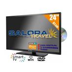 Salora 24 TV Travel LED 12/230V Smart Wifi DVD, Ophalen of Verzenden, Nieuw