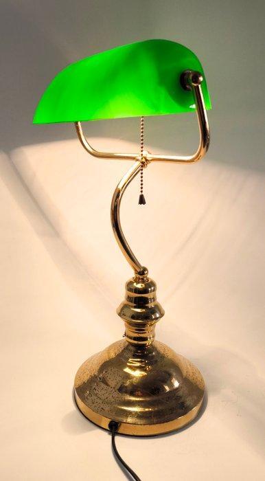 Tafellamp - Glas - Banker´s Lamp Art Deco, Antiek en Kunst, Curiosa en Brocante
