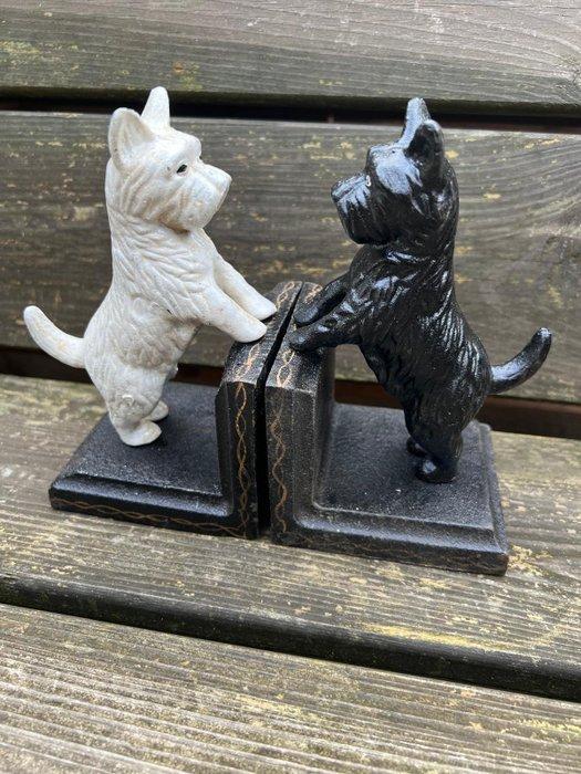 Boekensteunen (2) - Gietijzer - Set van 2 gietijzeren honden, Antiek en Kunst, Curiosa en Brocante