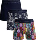 Muchachomalo Boxershorts 3-Pack Robot Heads maat M Heren, Verzenden, Blauw, Muchachomalo, Boxer