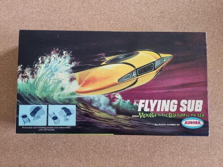 Aurora 817-150 Flying Sub 1:60 (1964), Hobby en Vrije tijd, Modelbouw | Boten en Schepen, Verzenden