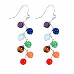 Fako Bijoux® - Oorbellen - Chakra Reiki - Multicolour 2, Sieraden, Tassen en Uiterlijk, Verzenden, Nieuw