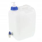 Watercontainer 10l Wit - Dispenser - Metalen Kraan Met Schro, Ophalen of Verzenden