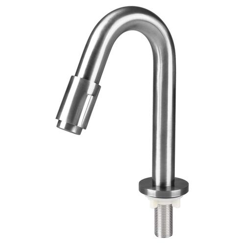 Koudwaterkraan Differnz Bow 19 cm Mat Chroom, Doe-het-zelf en Verbouw, Sanitair, Kraan, Nieuw, Chroom, Ophalen of Verzenden