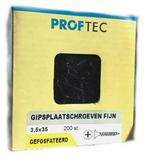 Proftec gipsplaatschroef PH-2 3.5x35 (200 stuks), Doe-het-zelf en Verbouw, IJzerwaren en Bevestigingsmiddelen, Verzenden, Nieuw