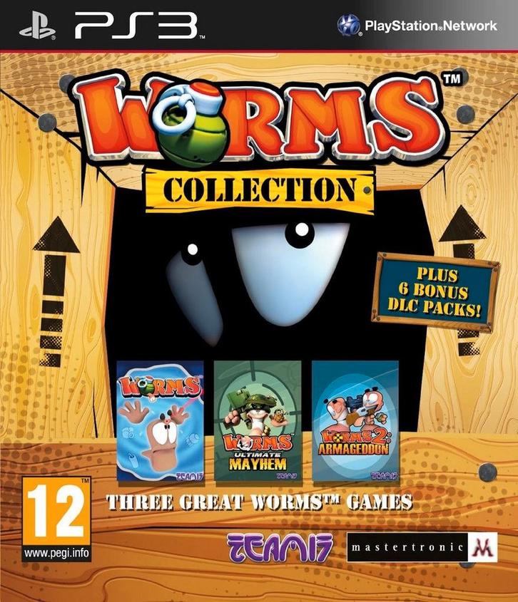 Playstation 3 Worms Collection, Spelcomputers en Games, Games | Sony PlayStation 3, Zo goed als nieuw, Verzenden