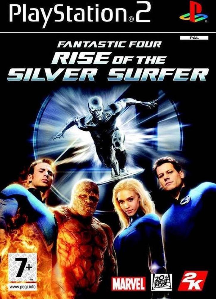 Playstation 2 Fantastic Four: Rise of the Silver Surfer, Spelcomputers en Games, Games | Sony PlayStation 2, Zo goed als nieuw