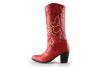 Lazamani Cowboy laarzen in maat 38 Rood | 10% extra korting, Verzenden, Lazamani, Zo goed als nieuw, Rood