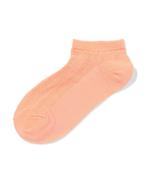HEMA Dames enkelsokken structuur lichtoranje 2+1 gratis, Kleding | Dames, Sokken en Kousen, Verzenden, Nieuw