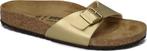 Birkenstock - Maat 38 - Madrid BF Gold Narrow Dames Slippers, Kleding | Dames, Schoenen, Verzenden, Nieuw