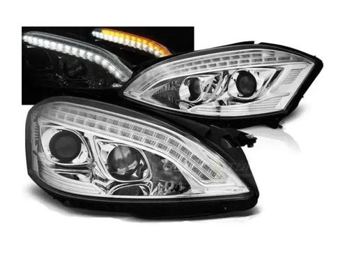 Xenon koplampen Daylight Chrome geschikt voor Mercedes W221, Auto-onderdelen, Verlichting, Nieuw, Mercedes-Benz, Verzenden