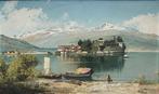 Clark Van Clemenson (1910 - ?) - Isola Bella sul Lago, Antiek en Kunst, Kunst | Schilderijen | Klassiek