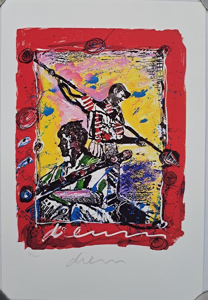 Hemingway, Antiek en Kunst, Kunst | Litho's en Zeefdrukken, Ophalen of Verzenden