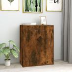 vidaXL Dressoir 60x30x75 cm bewerkt hout gerookt, Huis en Inrichting, Kasten | Dressoirs, Verzenden, Nieuw, 50 tot 100 cm, 25 tot 50 cm