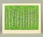 Original woodblock print - Sasameku Mori