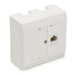 RJ45 wandcontactdoos | UTP | Technetix, Verzenden, Nieuw