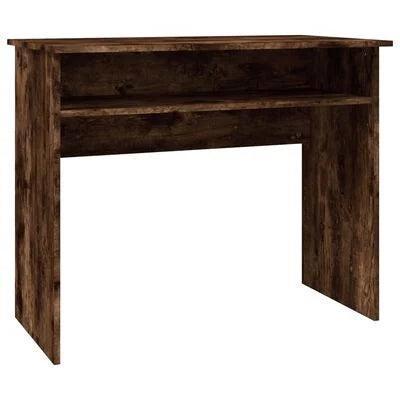 VidaXL bureau, bewerkt gerookt eiken, 90 x 50 x 74 cm, Diversen, Overige Diversen, Ophalen