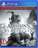 Assassins Creed III Remastered [PS4], Ophalen of Verzenden, Nieuw