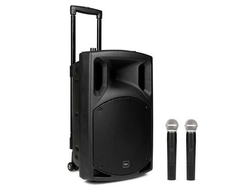 Qtx QX15PA-plus Mobiele Bluetooth PA Luidspreker Box Accu, Muziek en Instrumenten, Microfoons, Overige typen, Nieuw, Verzenden