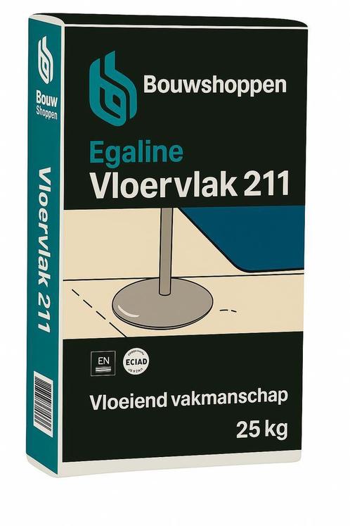 Bouwshoppen Vloervlak 211 zak á 25 kg, Doe-het-zelf en Verbouw, Overige Doe-het-zelf en Verbouw, Nieuw, Ophalen of Verzenden