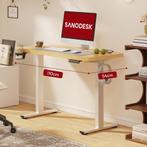 Zit sta bureau - Elektrisch - Verstelbaar - 110x54 cm - Brui, Huis en Inrichting, Bureaus, Verzenden, Zo goed als nieuw