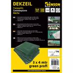 Benson Groen dekzeil 3x4 m - robuust mesh - PE 120GSM - v..., Ophalen of Verzenden, Nieuw