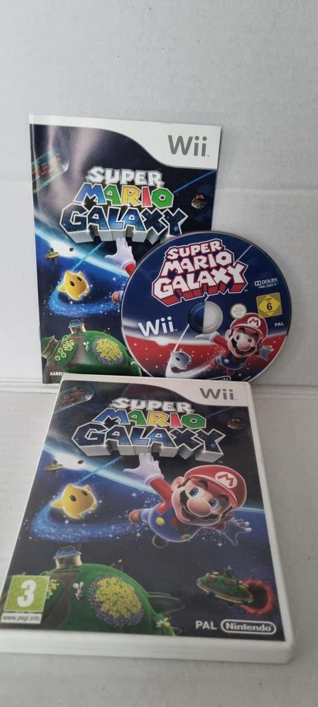 Super Mario Galaxy Nintendo Wii, Spelcomputers en Games, Games | Nintendo Wii, Ophalen of Verzenden