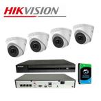 4 Megapixel set met 4 IP Turret Dome Camera’s + 1TB HDD, Nieuw, Verzenden