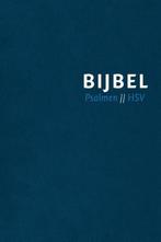 Bijbel (HSV) met Psalmen - blauw leer met zilversnee, rits, Boeken, Nieuw, Verzenden
