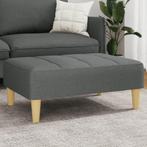 Voetenbank stof donkergrijs | Tweedekansje | 40%, 50 tot 75 cm, Nieuw, Ophalen of Verzenden, 75 tot 100 cm