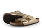 Birkenstock Slippers in maat 42 Zilver | 10% korting, Kleding | Dames, Schoenen, Slippers, Overige kleuren, Verzenden, Zo goed als nieuw