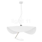 Catellani & Smith Lederam Manta Hanglamp LED, wit/goud/wit -, Verzenden, Nieuw