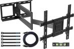TV muurbeugel met extra lange scharnierarm 850 mm voor 32-70, Audio, Tv en Foto, Televisiebeugels, Verzenden, Nieuw