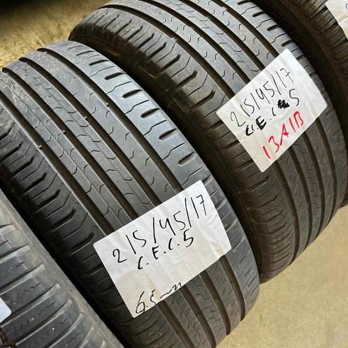 2 x Continental EcoContact 5 215-45-17 Zomerbanden 6,5mm, Auto-onderdelen, Banden en Velgen, 17 inch, Zomerbanden, 215 mm, Personenwagen