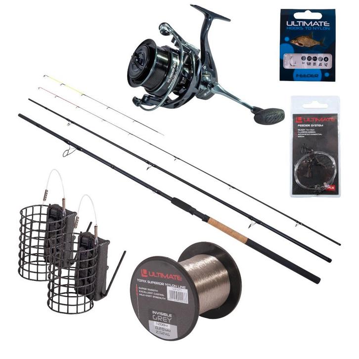 Ultimate River Raid Feeder Set 4.20m 200g, Watersport en Boten, Hengelsport | Algemeen, Nieuw, Verzenden