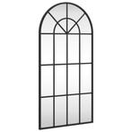 vidaXL Wandspiegel Boog 40x80 Zwart - Retourdeal! 48% Kor..., Huis en Inrichting, Woonaccessoires | Spiegels, Minder dan 50 cm