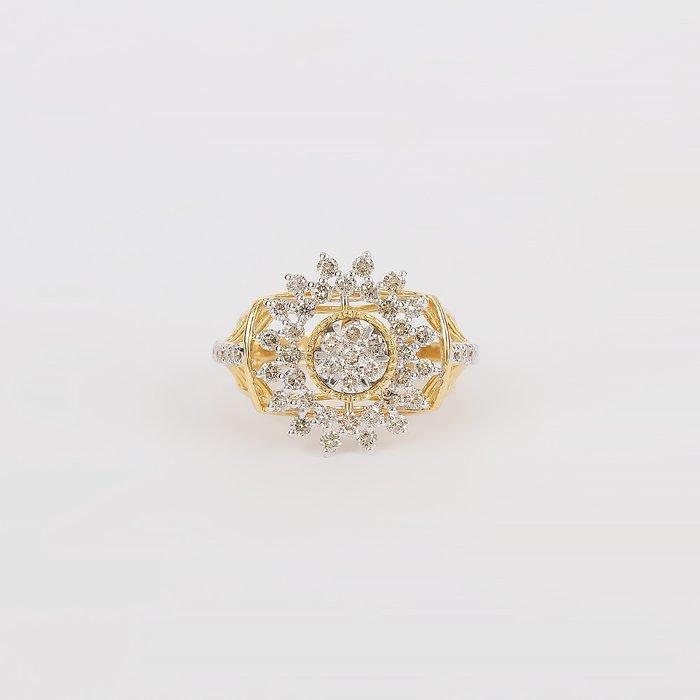 Zonder Minimumprijs - Ring - 14 karaat Geel goud - 1.66ct., Sieraden, Tassen en Uiterlijk, Ringen