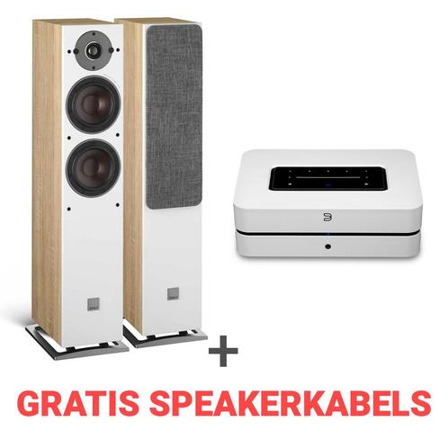 Dali Combi Deal Oberon 5 + Bluesound Powernode N330, Audio, Tv en Foto, Luidsprekers, Front, Rear of Stereo speakers, Nieuw, Overige merken