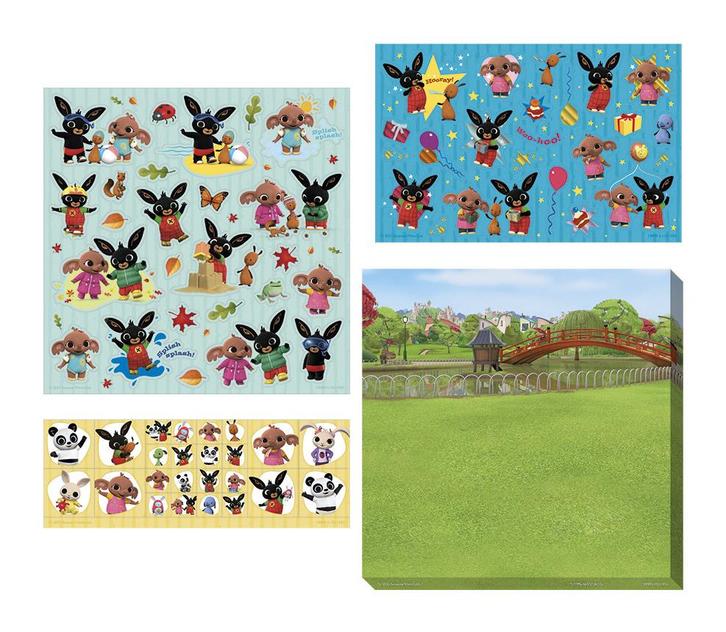 Bing Stickerset, Hobby en Vrije tijd, Feestartikelen, Nieuw, Verzenden