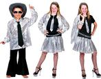 Blouse disco zilver kind, Kleding | Dames, Ophalen of Verzenden, Nieuw