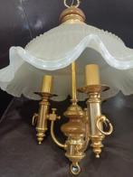 Plafondlamp - Kristal, Messing, Antiek en Kunst