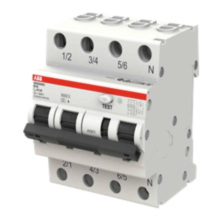 ABB aardlekautomaat DS203 B 16A 3P+N 30mA - 2CSR256140R1165, Doe-het-zelf en Verbouw, Elektra en Kabels, Nieuw, Ophalen of Verzenden