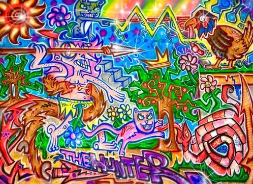 Doped Out M - THE HUNTER - 100% Original XXL, Antiek en Kunst, Kunst | Schilderijen | Modern