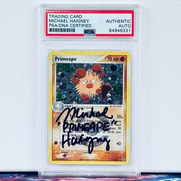 Pokémon Graded card - SIGNED Primeape #28 Michael Haigney - beschikbaar voor biedingen