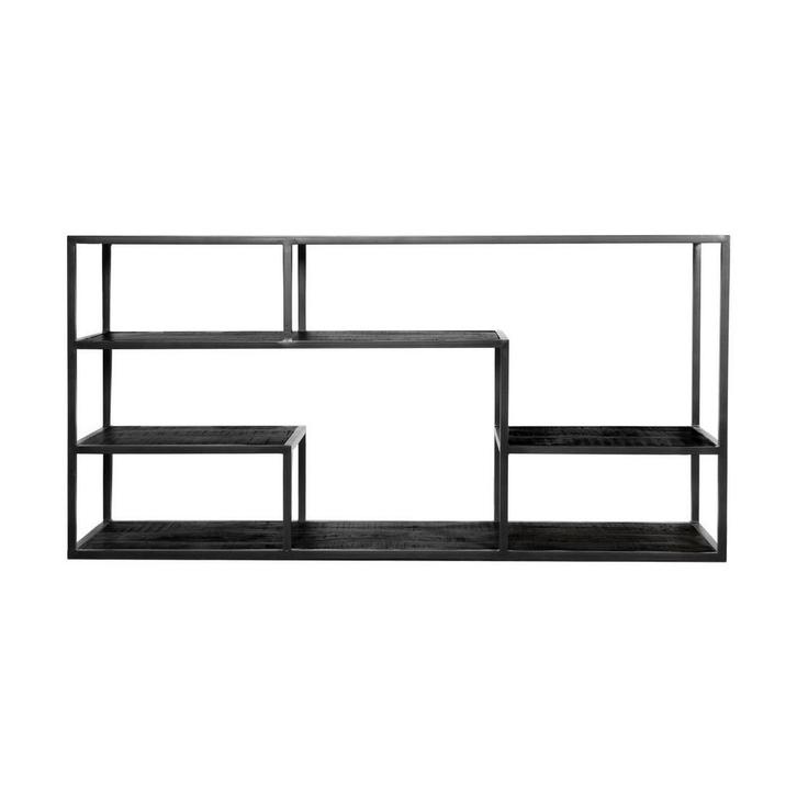 Dressoir Huub Zwart Mangohout 158 cm, Huis en Inrichting, Kasten | Overige, Nieuw, Verzenden