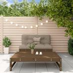 vidaXL 2-delige Loungeset met kussens massief hout, 2 zitplaatsen, Verzenden, Nieuw, Loungeset