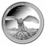 Congo Prehistoric Life Archaeopteryx 1 oz 2021, Postzegels en Munten, Munten | Afrika, Verzenden, Overige landen, Losse munt, Zilver