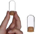 Mini dome Ø2 cm h.4 cm 12 stuks set stolpje met kurk, Ophalen of Verzenden, Nieuw